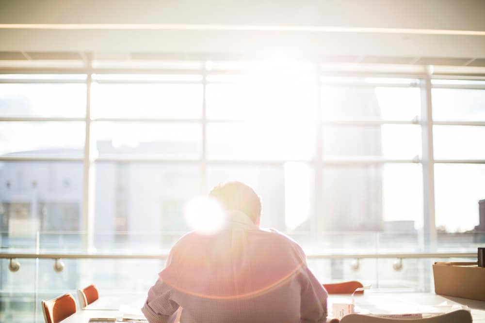 Man at Desk